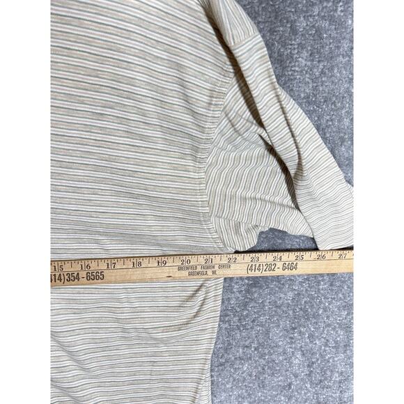 Nike Golf Polo Shirt Mens Size‎ Medium Striped Collared Cotton Short Sleeve - Picture 7 of 9